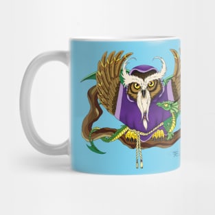 Wizad Owl and Dragon Mug